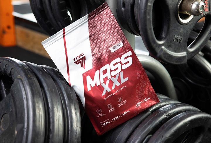 BIAŁKO GAINER Trec Mass XXL 4800g Mega Mutant Mass WĘGLOWODANY WIELKA PAKA