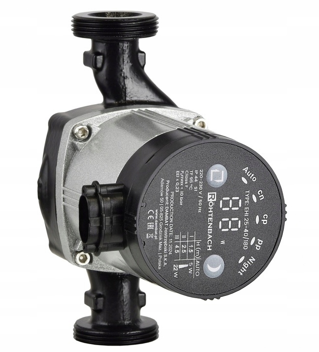 POMPA ENERGOOSZCZĘDNA DO PIECA OBIEGOWA 25/40-180 DO C.O. WYSOKA JAKOŚĆ