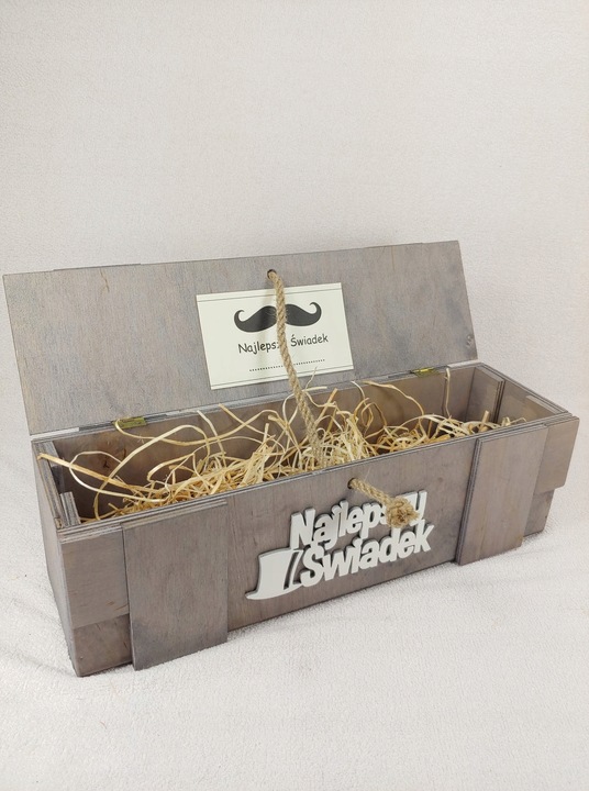 SKRZYNKA NA ALKOHOL PODZIĘKOWANIE DLA ŚWIADKÓW