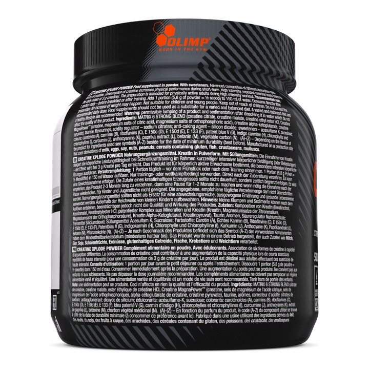 OLIMP CREATINE XPLODE 500g KREATYNA MIX TAURYNA STACK 6 FORM KREATYNY