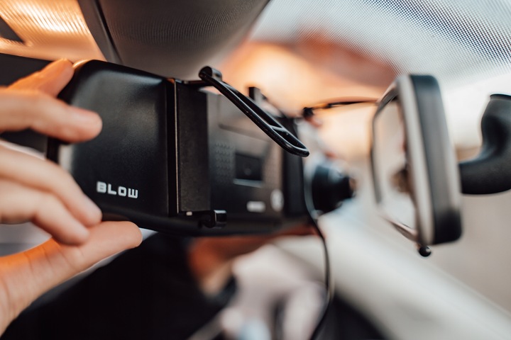 KAMERA LUSTERKO REJESTRATOR FULL HD PRZÓD TYŁ