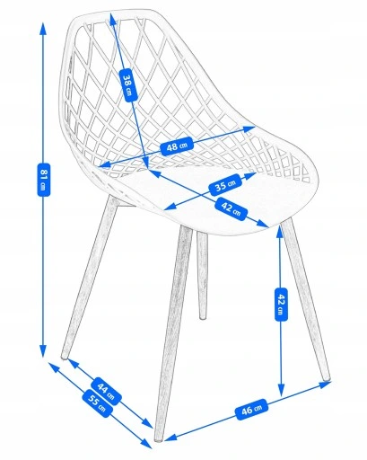 Meble na Ogród Taras Komplet STÓŁ 6 KRZESEŁ zestaw mebli ogrodowy