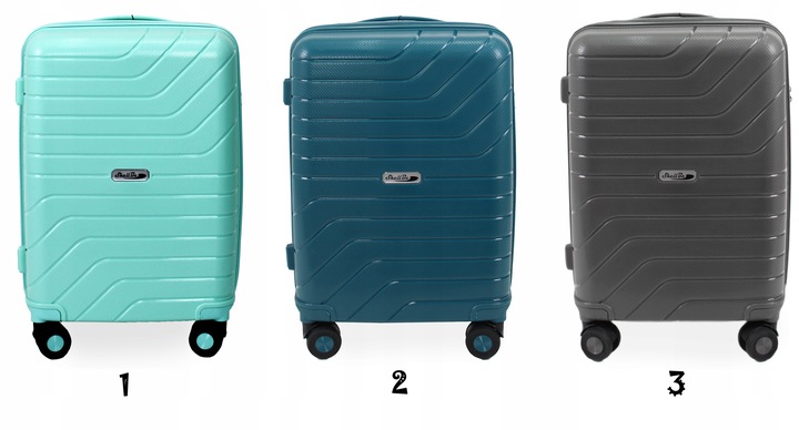 LEKKA WALIZKA PODRÓŻNA PP WYTRZYMAŁA XL MOCNA ŚREDNIA WALIZKA ALUMINIUM