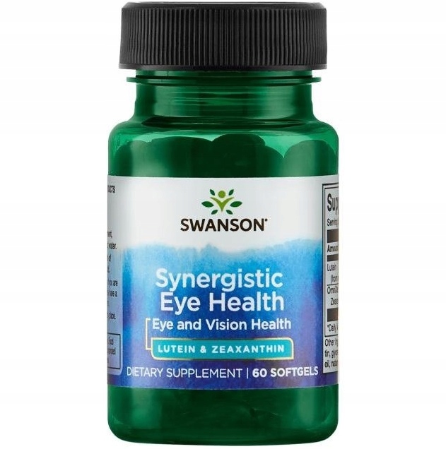 SWANSON LUTEINA & ZEAKSANTYNA FORMUŁA WZROK 60k Synergistic Eye Health
