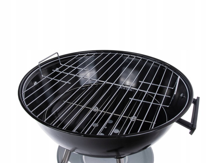 GRILL 39CM WĘGLOWY OKRĄGŁY Z POKRYWĄ I POKROWCEM GEKO G80512