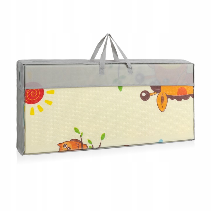 OGROMNA DWUSTRONNA MATA EDUKACYJNA DLA DZIECI SKŁADANA 180x200 GRUBOŚĆ 1CM