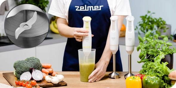 BLENDER RĘCZNY MIKSER ZELMER PULSAR ZHB4562S 800 W