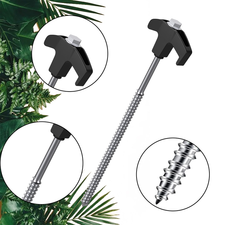 SZPILKI NAMIOTOWE DO NAMIOTU MIKADO DŁUGIE 25CM KOMPLET 12 SZT