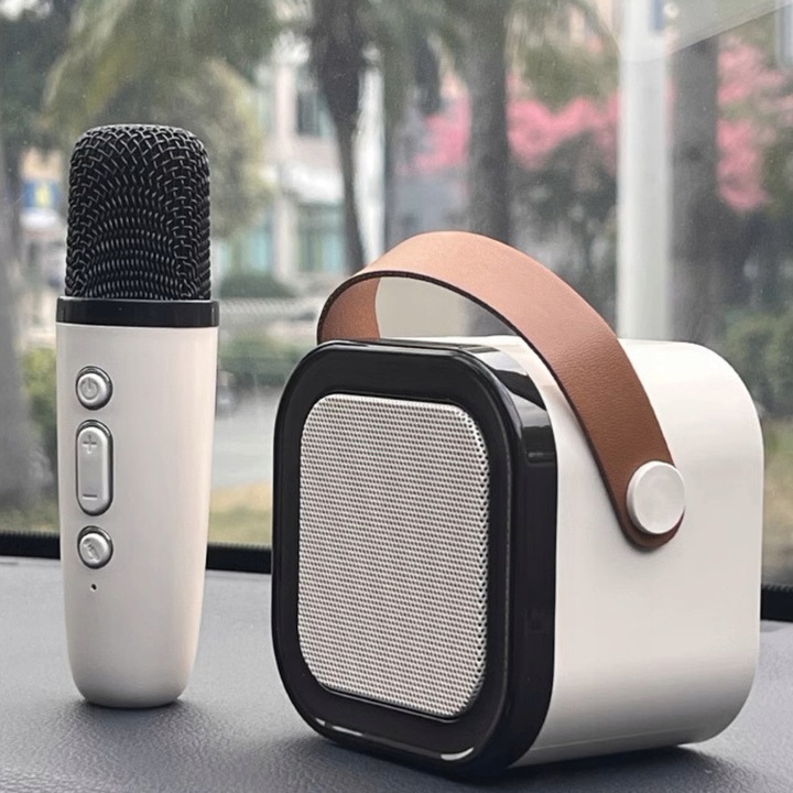 Bezprzewodowy Zestaw Do Karaoke Dla Dzieci Bluetooth Głośnik + 2 mikrofony