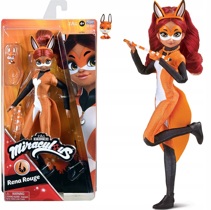 Miraculous: Biedronka i Czarny Kot, Lalka Ruda Kitka 50004