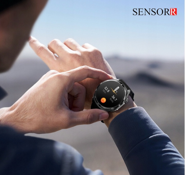 ZEGAREK MĘSKI SMARTWATCH ROZMOWY EKG POMIAR CUKRU CIŚNIENIE TEMPERATURA PL