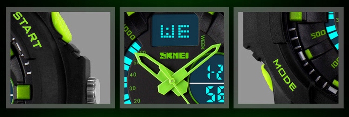 Zegarek dziecięcy SKMEI elektroniczny stoper data alarm