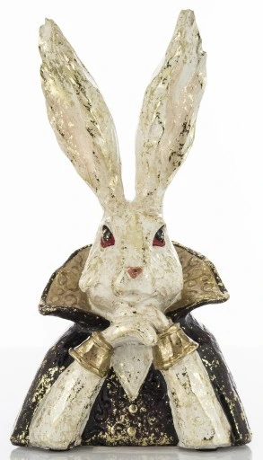 FIGURKA FIGURA - POPIERSIE ZAJĄCA KRÓLIKA model II