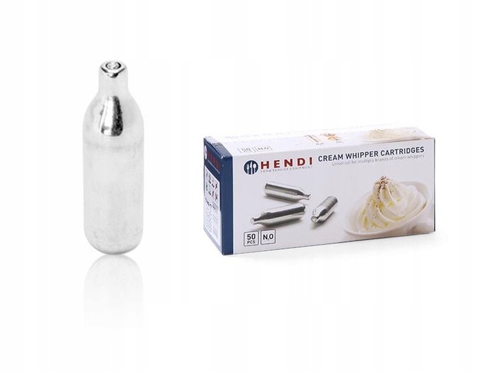 Naboje do syfonu do bitej śmietany Hendi 0 l 50