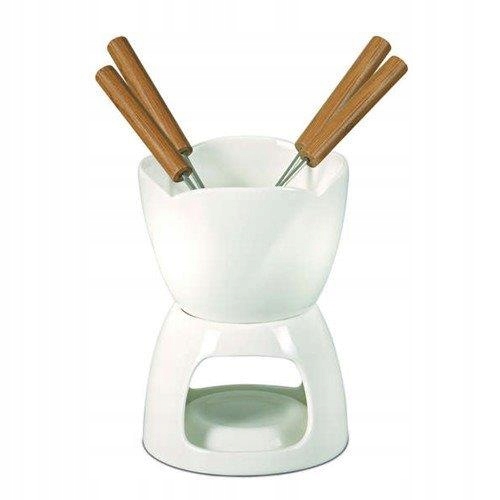 FONDUE DO CZEKOLADY z widelczykami Collezione Bianca founde