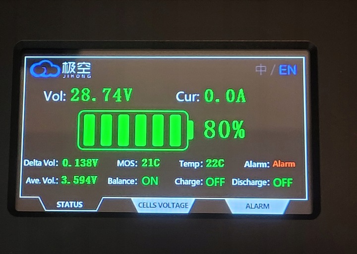 Ekran LCD 4.3" do BMS SMART JK
