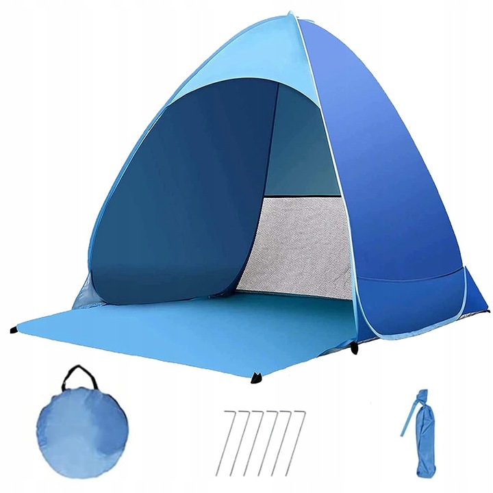 AUTOMATYCZNY NAMIOT PLAŻOWY NA PLAŻĘ SAMOROZKŁADAJĄCY 165x150x110 CM