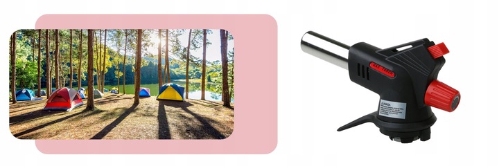 PALNIK GAZOWY NA GAZ KARTUSZE TIROSS TS-705 + 4GAZ ts700