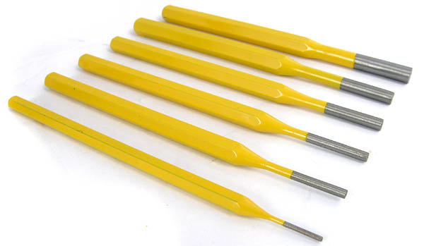 PRZECINAK DO METALU PUNKTAK WYBIJAK ZESTAW 12el.