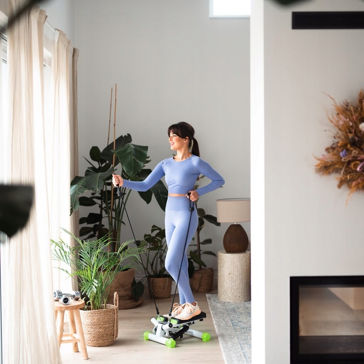 Stepper HMS S3033 Mini skośny z linkami Zielony