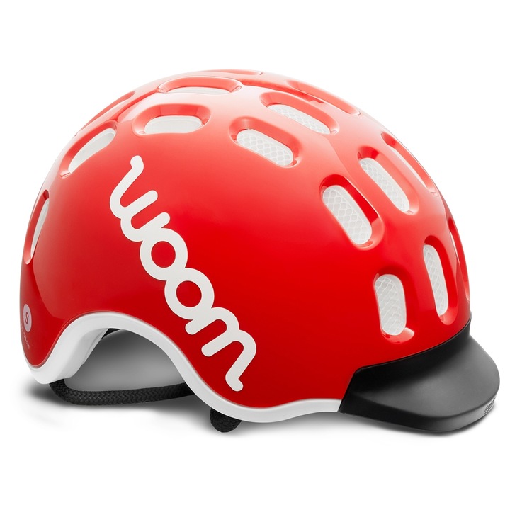 Kask rowerowy dziecięcy woom Kids czerwony S 50-53 cm