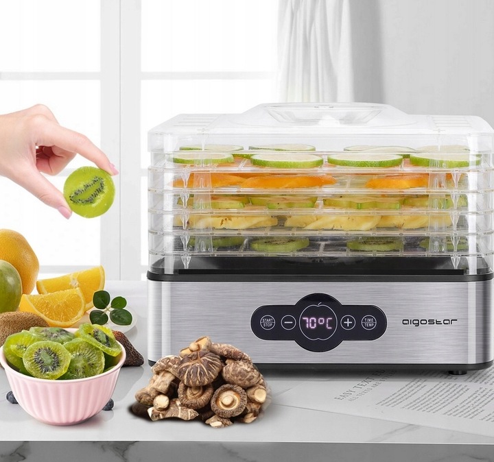 SUSZARKA DO GRZYBÓW WARZYW OWOCÓW ZIÓŁ TIMER 5 SIT