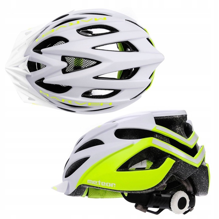 KASK ROWEROWY REGULOWANY METEOR MARVEN M 55-58cm siatka otwory wentylacyjne