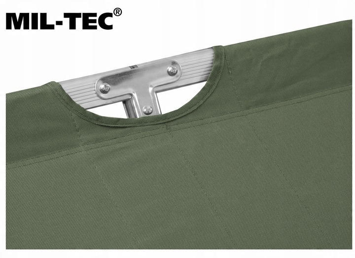 Łóżko turystyczne MIL-TEC KANADYJKA 210X70X42 cm na obóz do 120kg Oliwkowe
