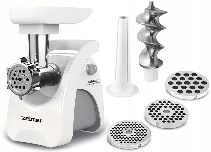 MASZYNKA DO MIELENIA MIĘSA Z BIEGIEM WSTECZNYM ZELMER 2200W 3 KG/MIN