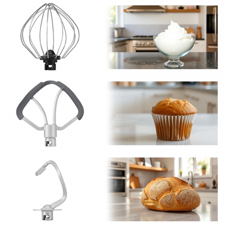 ROBOT KUCHENNY PLANETARNY MIKSER Z MISĄ 6,2L Eldom WRK2000 czarny