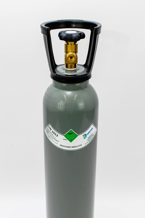 Nowa Butla Butle Gazowa Dwutlenek Węgla 6 kg 8l CO2 SODA SYFON PEŁNA