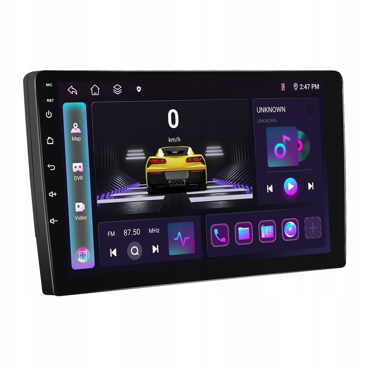 RADIO SAMOCHODOWE 2 DIN ANDROID 13 CARPLAY WIFI SIM GPS MAPY RDS DOTYKOWE