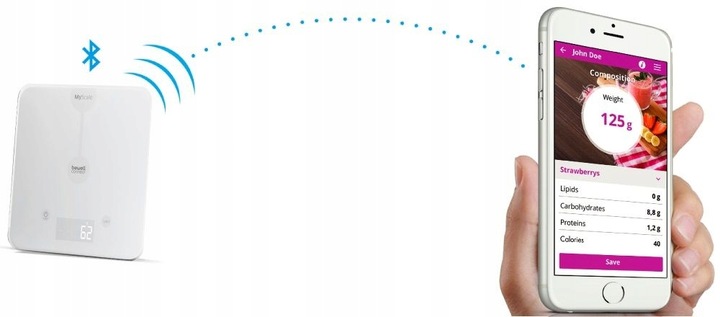 WAGA KUCHENNA INTELIGENTNA kcal polska aplikacja!