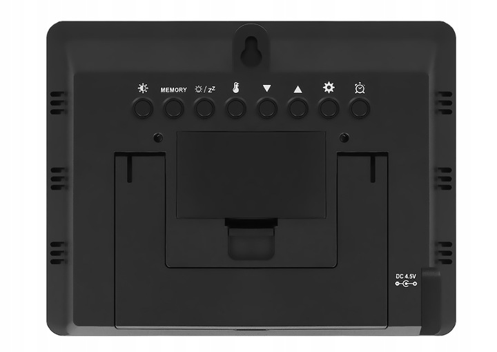 Stacja Pogodowa Pogody Higrometr Bezprzewodowa Termometr Czujnik Zegar Data