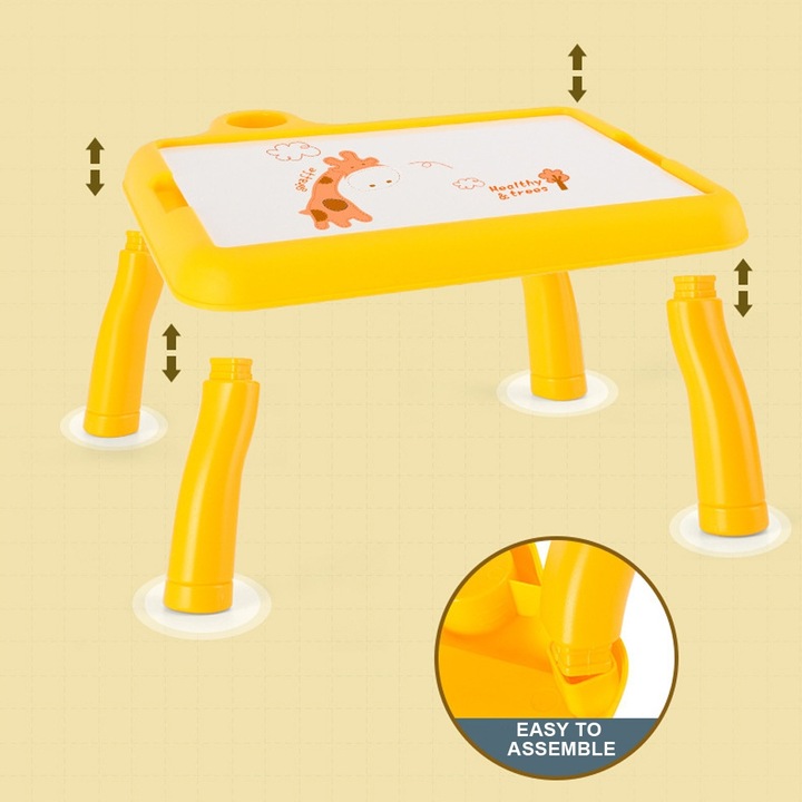 Projektor Rzutnik do Rysowania Slajdy Mazaki NÓŻKI ŻYRAFA MUZYKA DŹWIĘKI