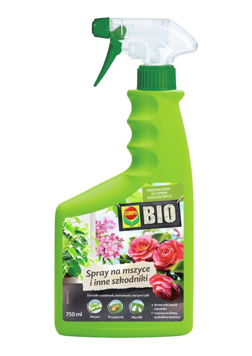 2x Spray na mszyce i szkodniki naturalny eko COMPO BIO 750ml + wampirki