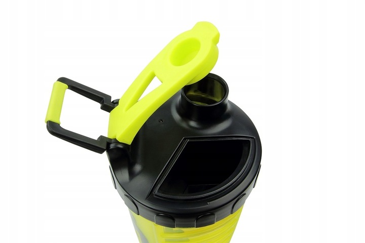 SZEJKER shaker SZCZELNY na siłownię białek 770 ml WBUDOWANY POJEMNIK hiro