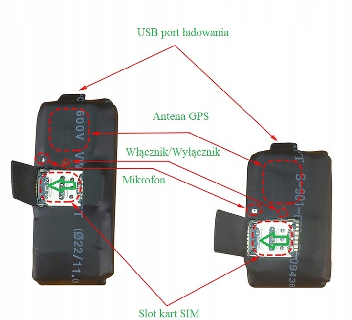 Mini Lokalizator GPS Podsłuch Nano Najmniejszy GŁOS NA ŻYWO BEZ ABONAMENTU