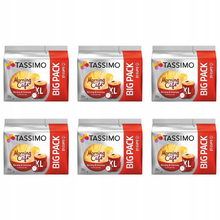 Kapsułki Tassimo Morning Cafe 5+1 GRATIS