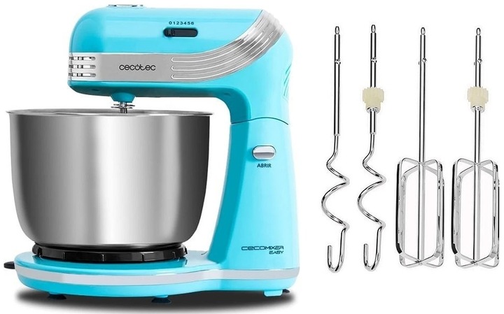 Robot Kuchenny Planetarny Cecomixer Easy 4041 Cecotec 250W 6 Mocy Niebieski