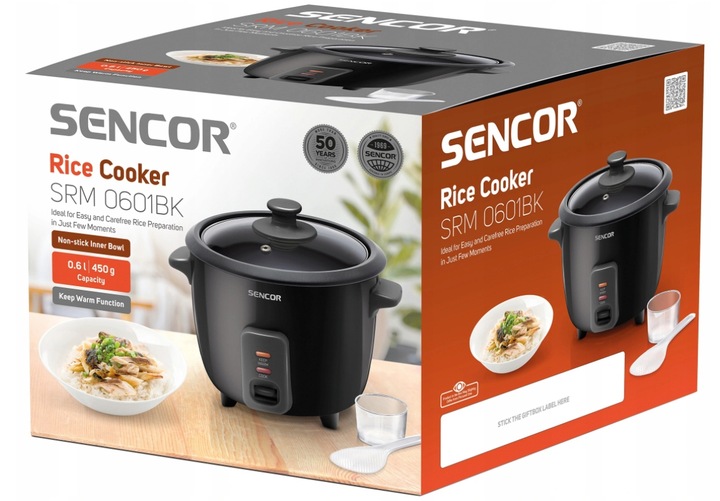 RYŻOWAR MASZYNA DO GOTOWANIA RYŻU ZESTAW GRATISÓW RICE COOKER 0.6l ZESTAW