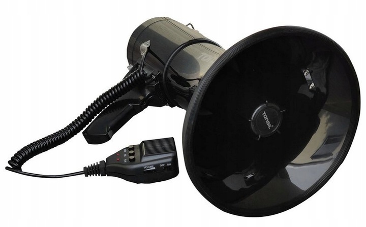 MEGAFON TUBA TONSIL TE 25/20 BLUETOOTH BT MP3 USB SD NAGRYWANIE SYRENA REC