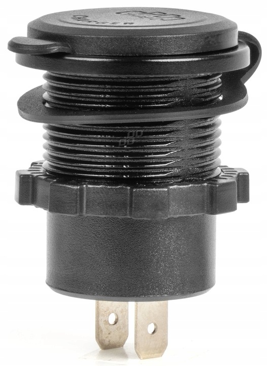 Ładowarka samochodowa z gniazdami 2xUSB-C wodoodporna z włącznikiem 12V 24V