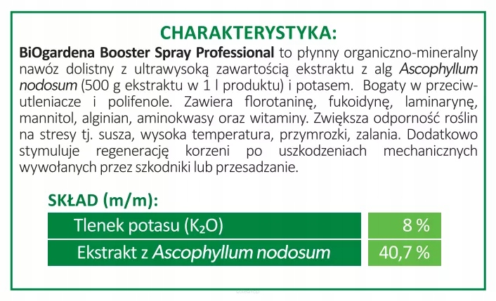 BioGardena Booster Spray Professional 1l
