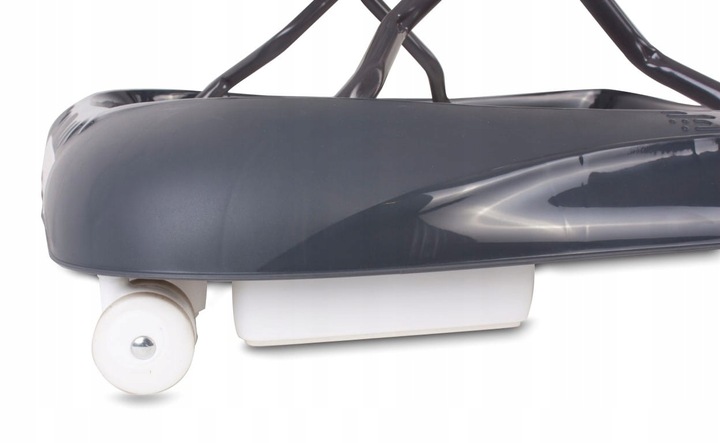 Interaktywny chodzik dla dzieci wyścigówka czerwono czarny