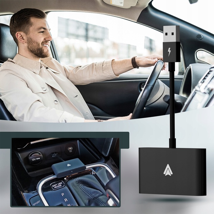 BEZPRZEWODOWY ANDROID AUTO ADAPTER XSTORM BT WIFI