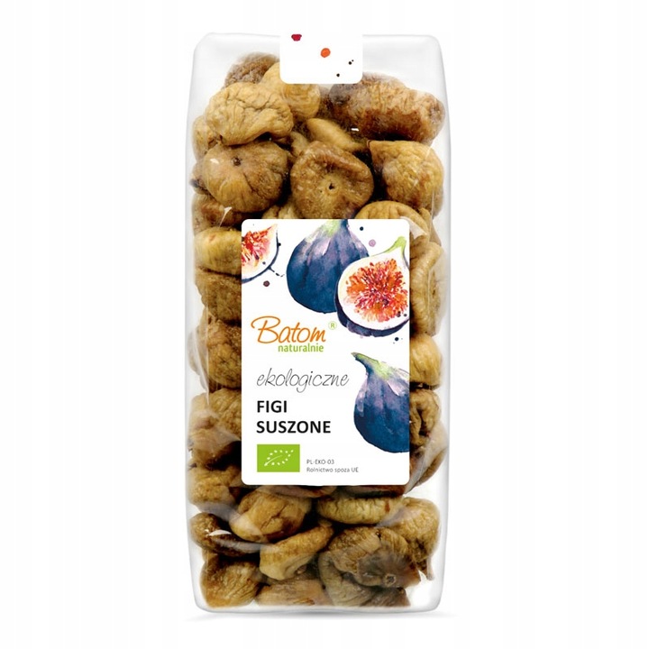 BIO ekologiczne FIGI suszone BEZ DODATKU CUKRU 1 kg Batom