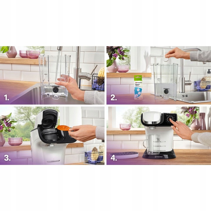 Ekspres kapsułkowy Bosch Tassimo My Way 2 TAS6504 Biały