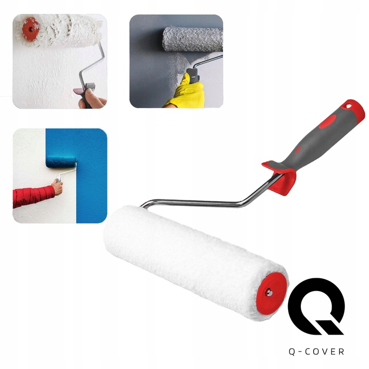 WAŁEK MALARSKI Z MIKORFIBRY 24CM NIEKAPIĄCY DO MALOWANIA SZEROKI 240 MM