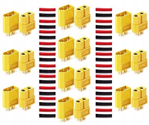 Wysokiej jakości złącza Xt60 baterii Lipo 10 par